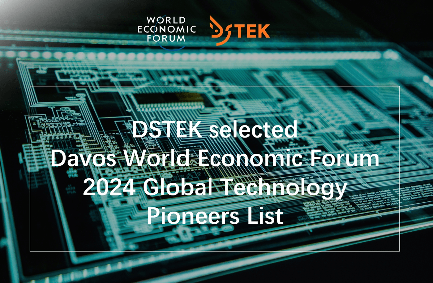 World Economic Forum Technology Pioneer, 2024