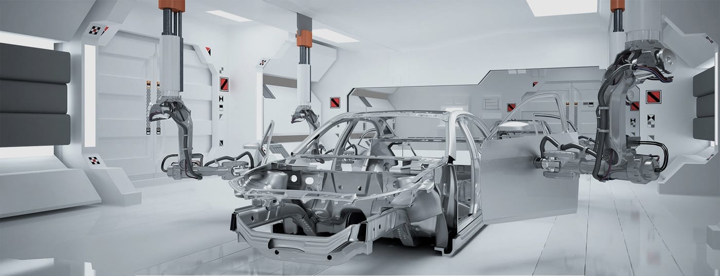 Automotive & Parts — Stamping, welding, painting and assembly, plus core component inspection.